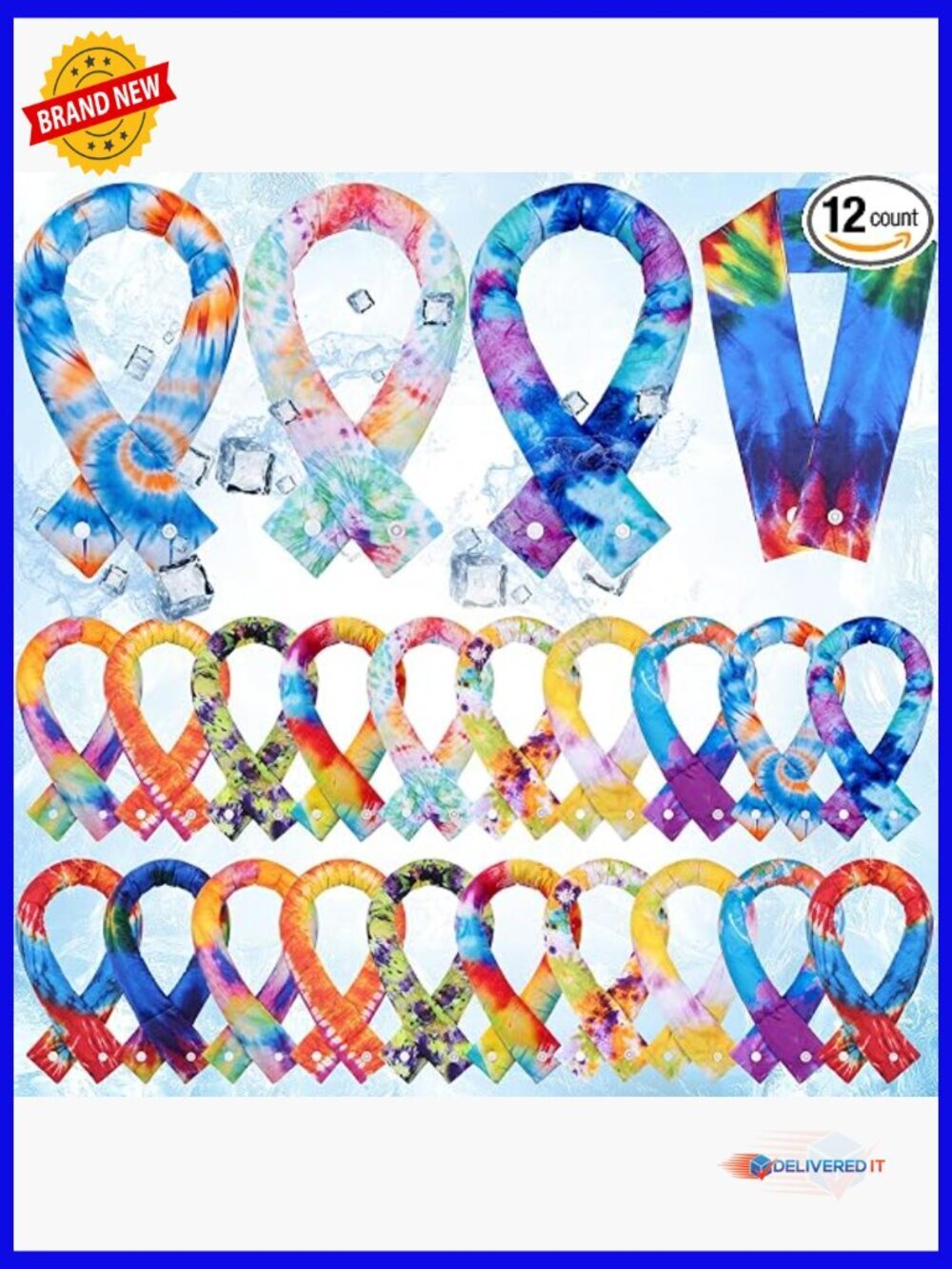 Cooling Neck Wraps Scarf Wrap Bandanas for Summer Walking Running